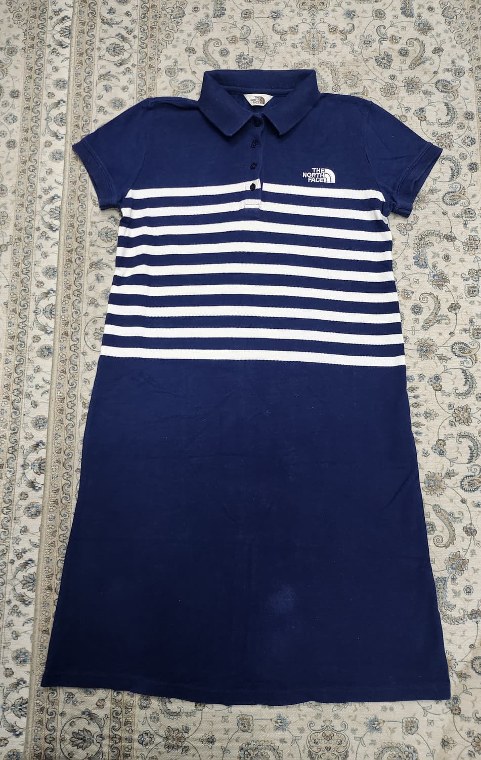 노스페이스 스트라이프 반팔 카라 원피스 M 상품이미지1