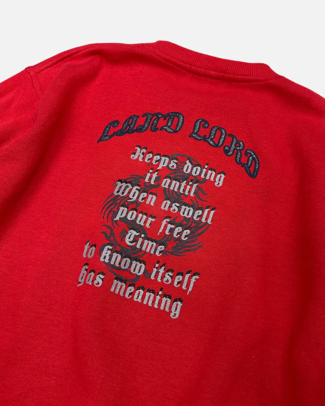 trival printing red sweatshirt 상품이미지5
