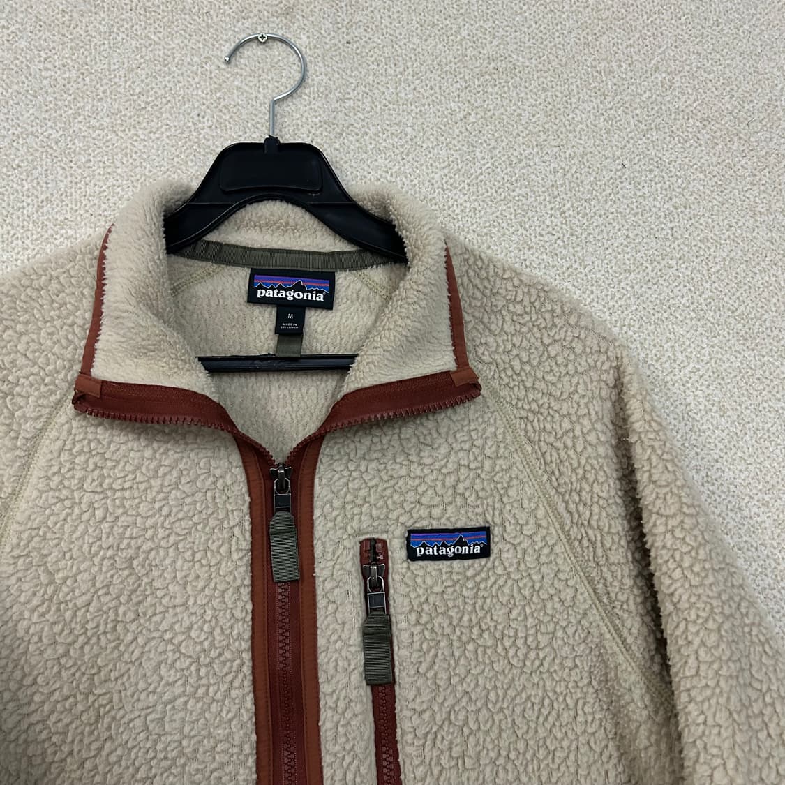  (M) 파타고니아 레트로 파일 플리스 자켓 아이보리 상품이미지2