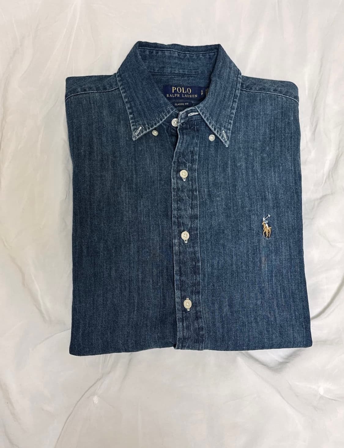 [새 상품] 폴로랄프로렌 데님셔츠 s(남녀공용) 상품이미지1