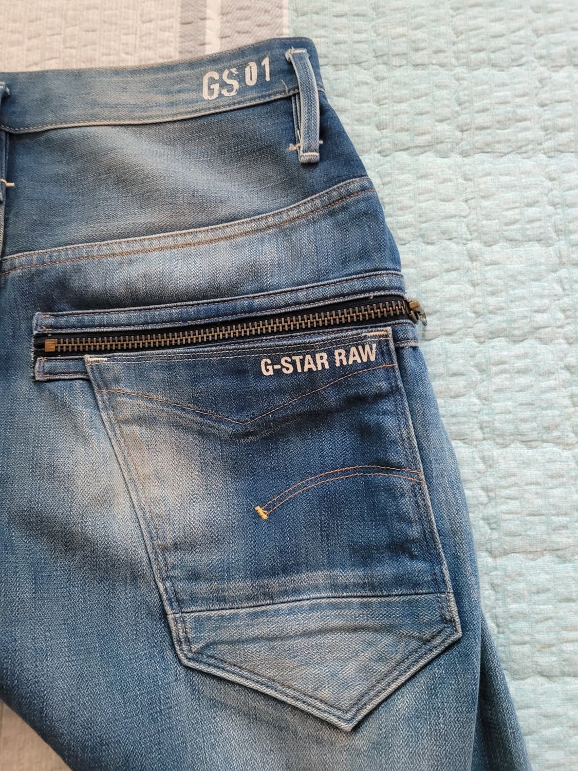 지스타로우 Gstarraw. 뉴릴리3D루즈테이퍼드연청워싱진 29사이즈. 상품이미지8