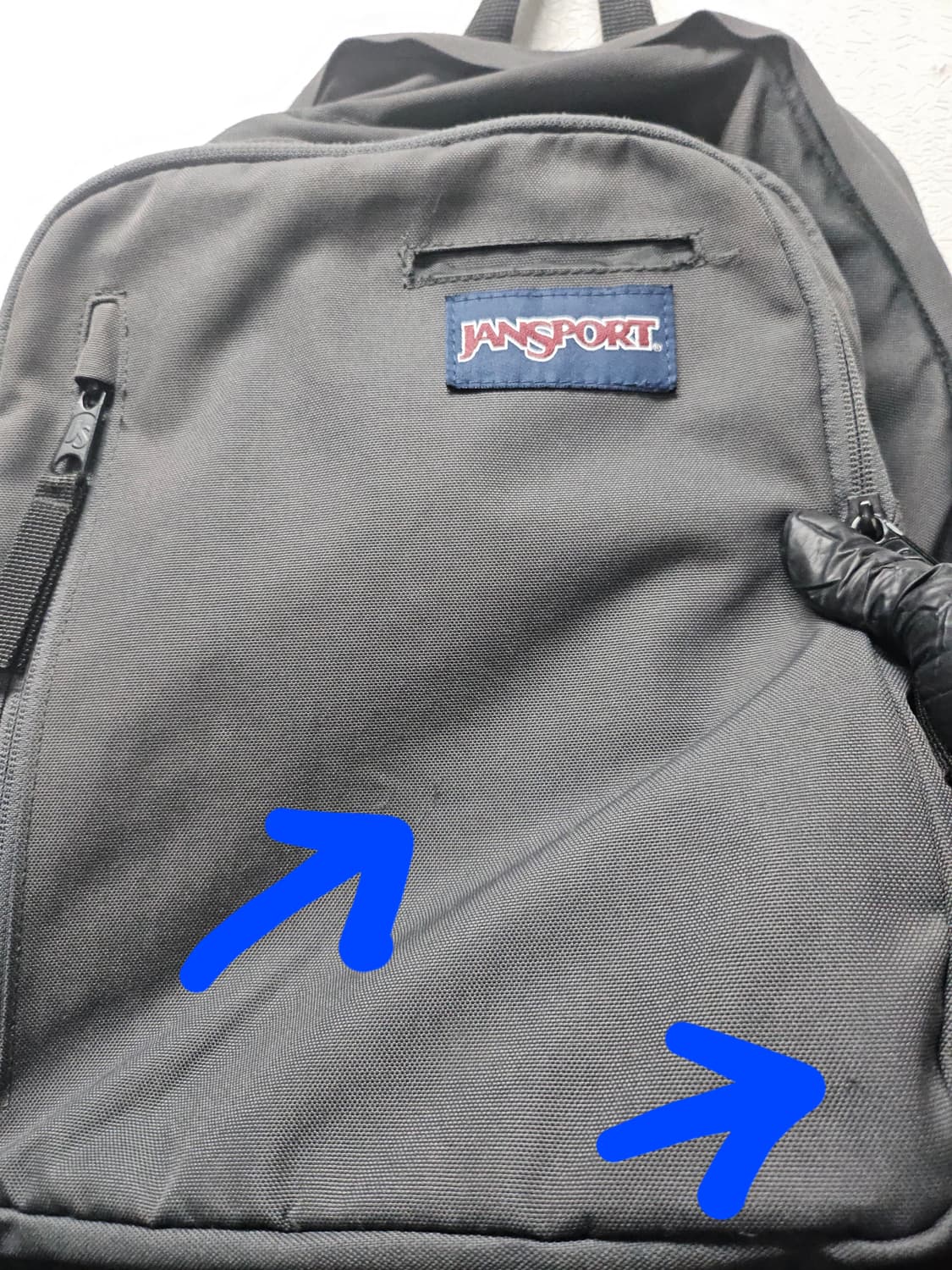 잔스포츠(Jansport) 엔보이 레트로 백팩 회색+검정 ( 33L ) 상품이미지9