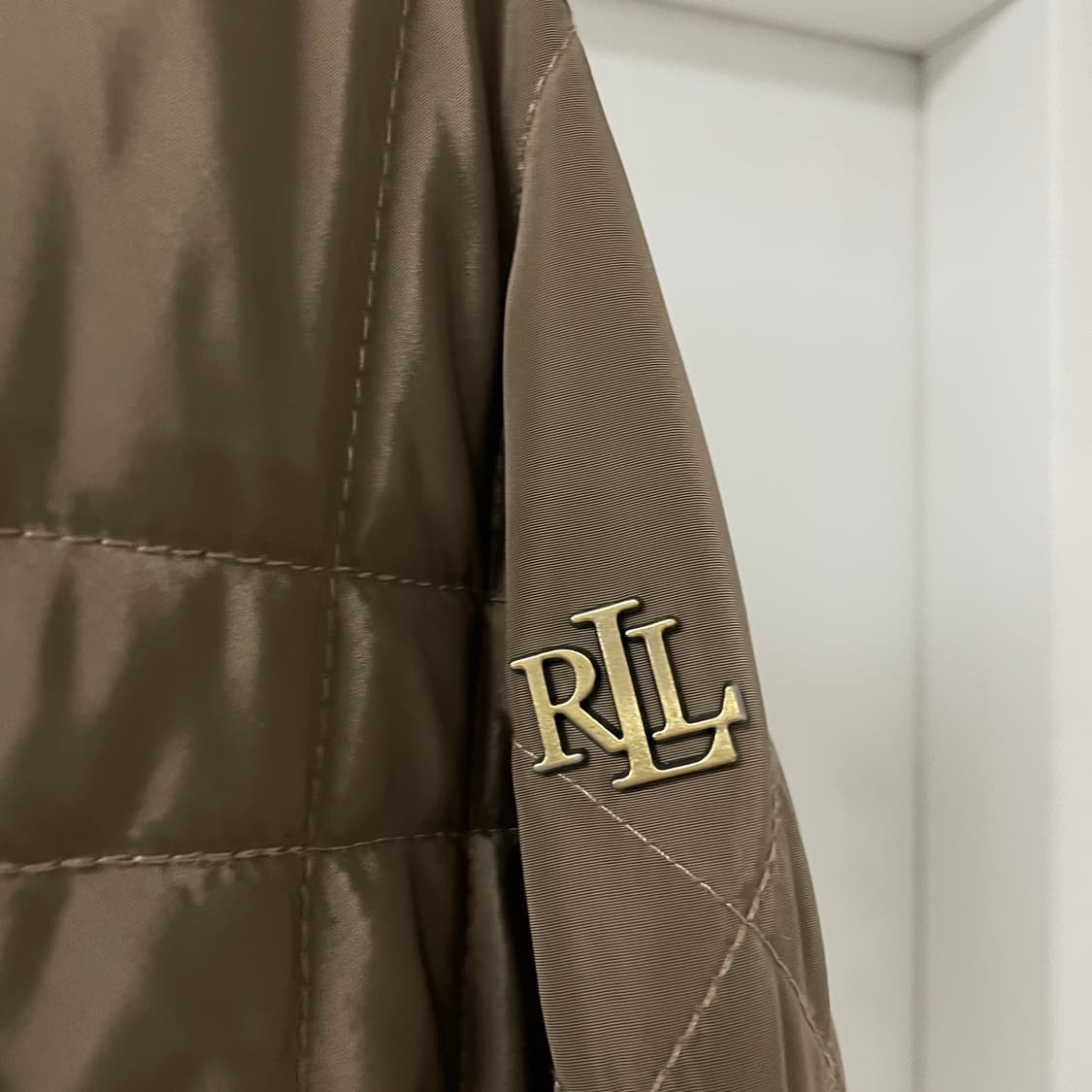 랄프로렌 블랙 라벨 롱 퀄팅 자켓 브라운 XS(W) 상품이미지4