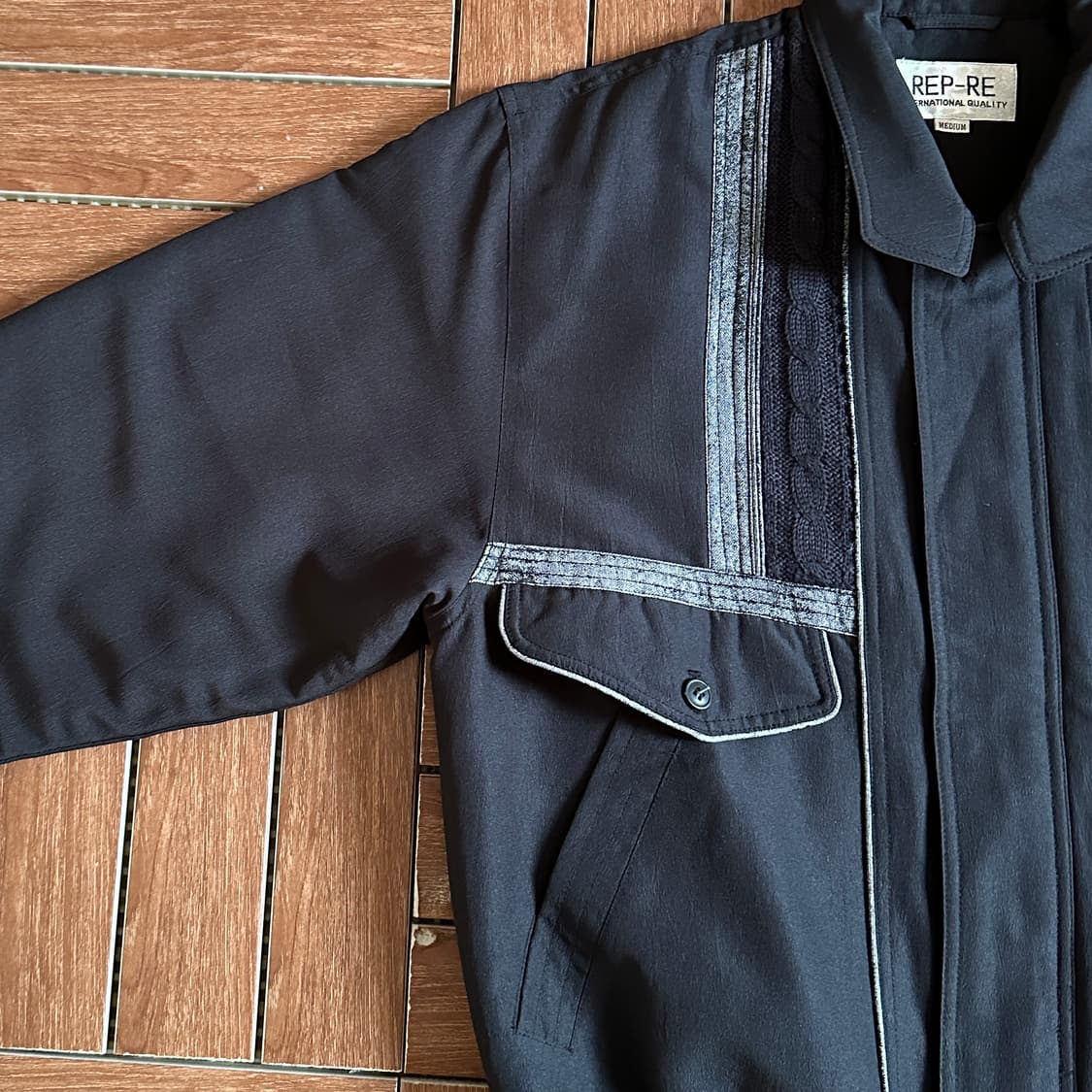Rep-re vintage blouson zip-up jacket 상품이미지3