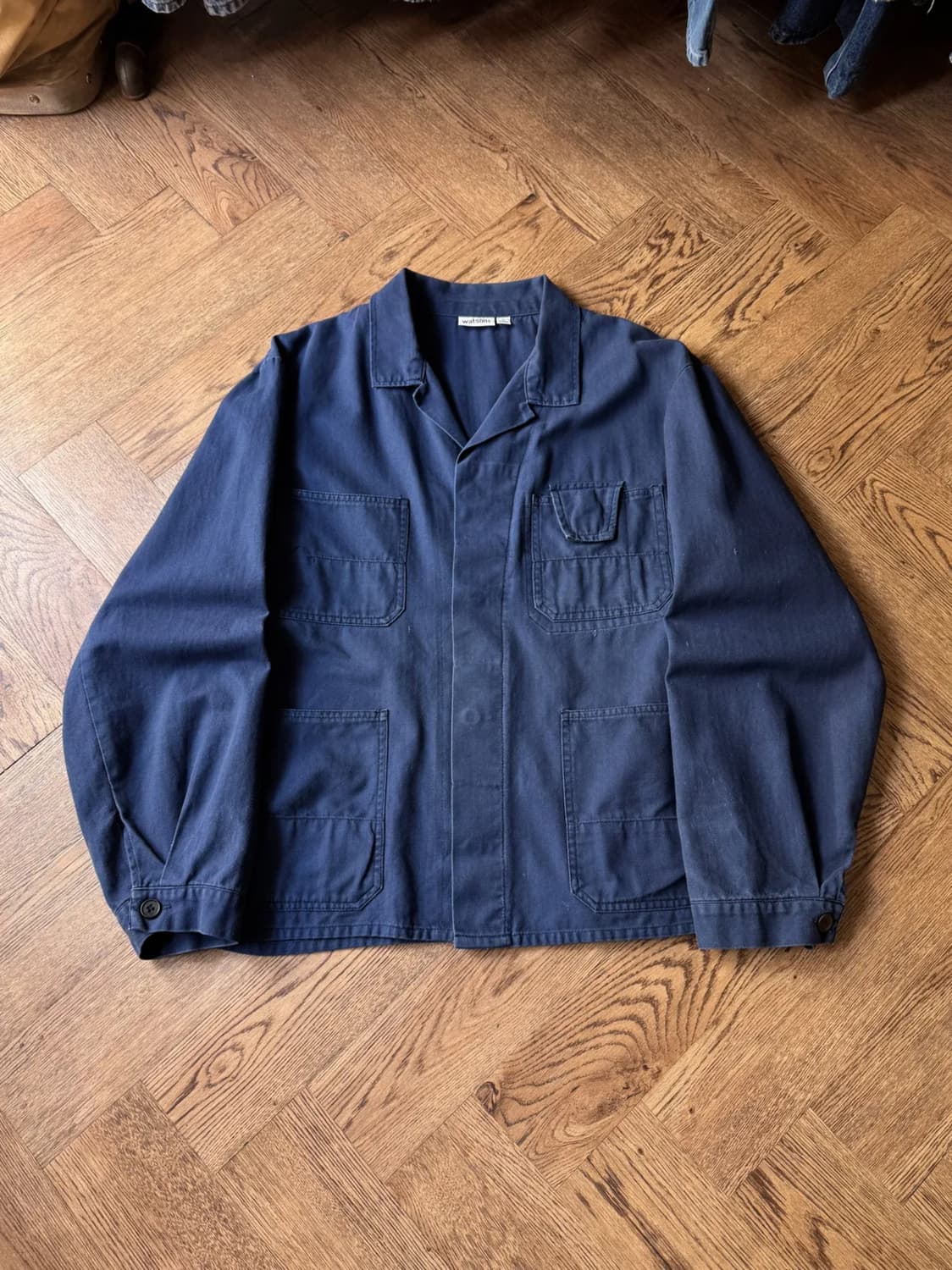 [L]Watson's 유틸리티 포켓 해링본 트윌 프렌치 워크자켓 상품이미지1