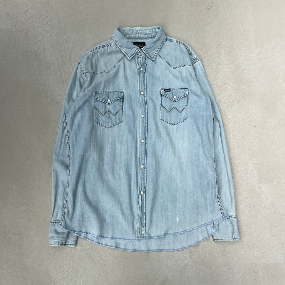 랭글러 워크 데님셔츠 s09043 상품이미지1