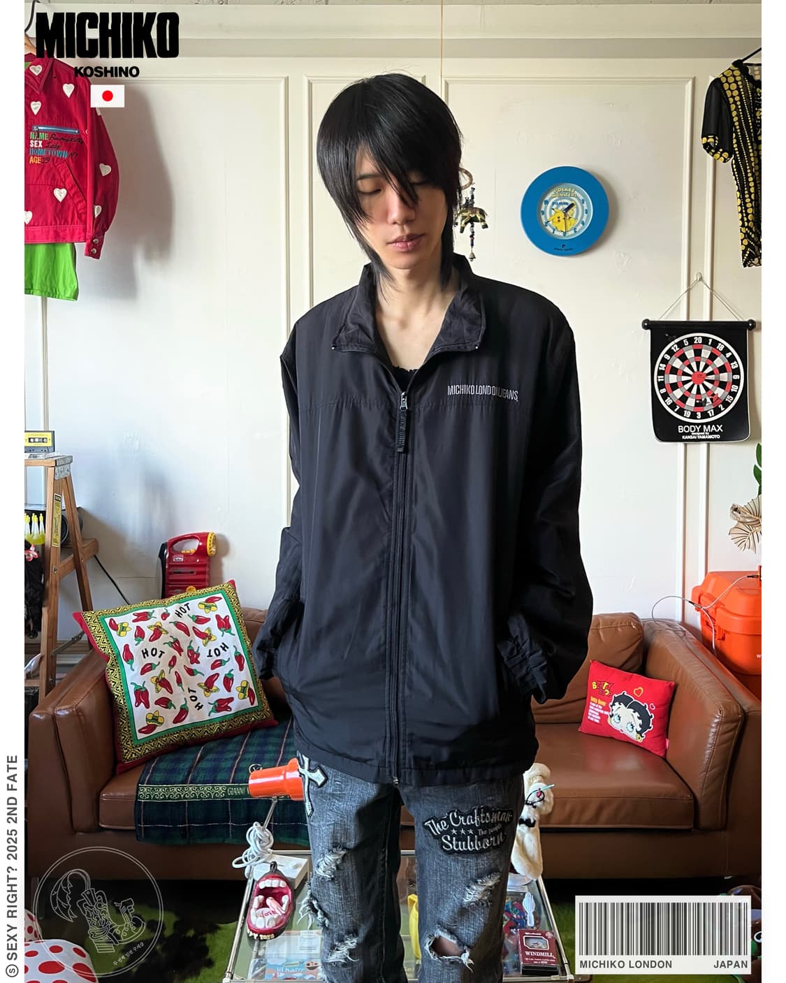 1990s MICHIKO LONDON KOSHINO Track JK 상품이미지1