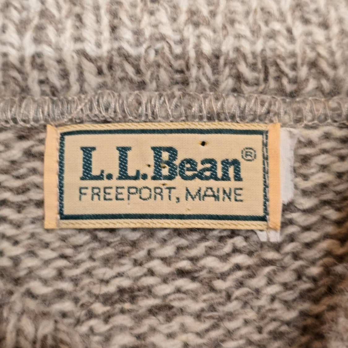 80s L.L.Bean의 쇼울 칼라 스웨터 상품이미지5