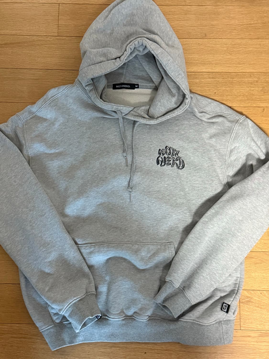 낫포너드 후드티 그레이 M 상품이미지2
