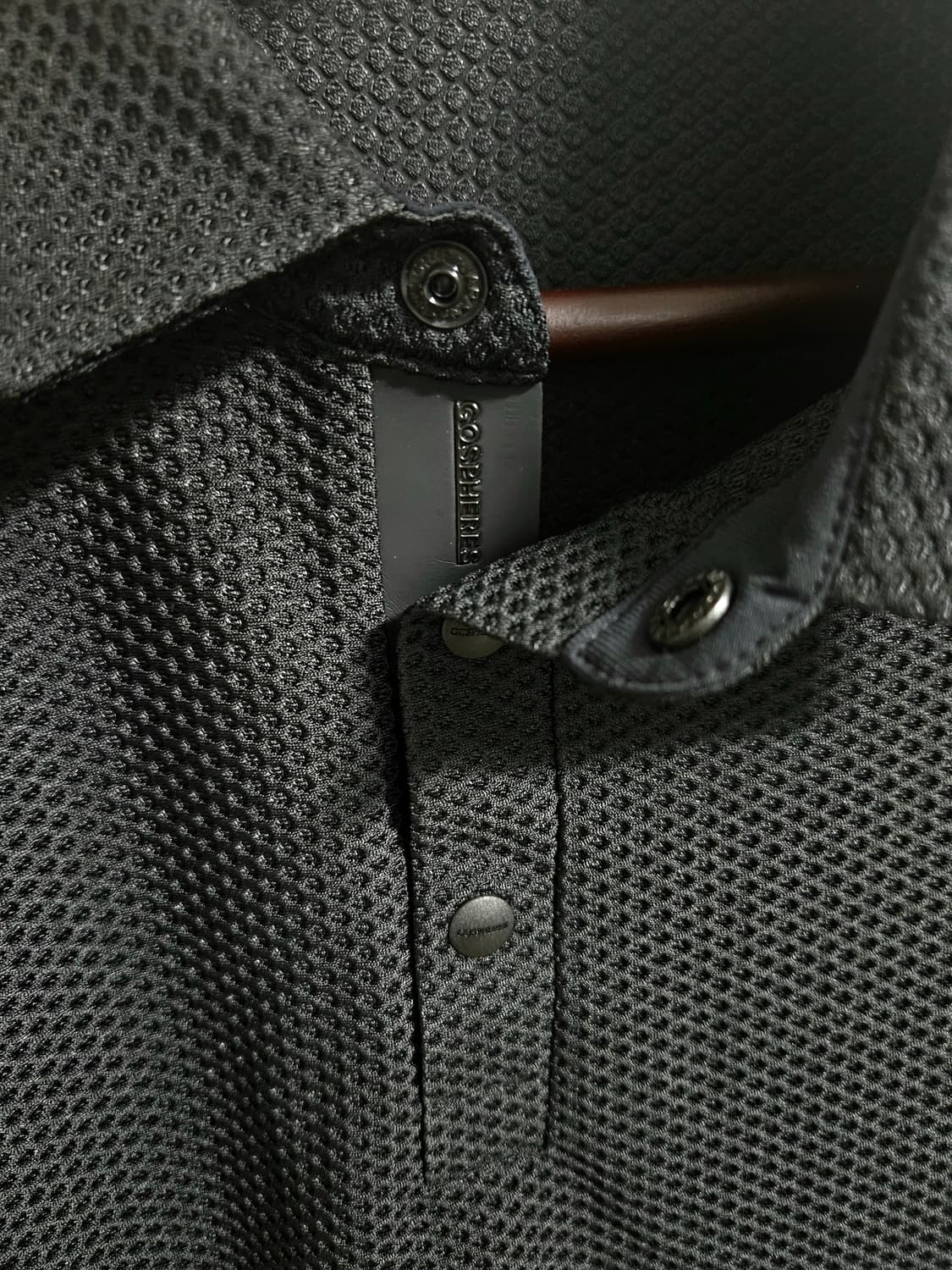 GOSPHERES 고스피어 블랙 폴로 티셔츠 M 새상품 상품이미지6