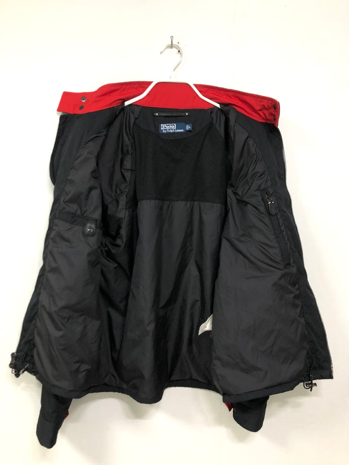 폴로 랄프로렌 골드자수 패디드 해링턴 바라쿠타 자켓 L _ 블랙 상품이미지9