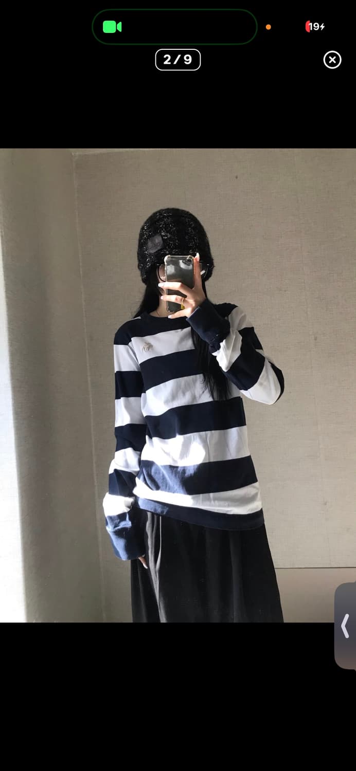 아베크롬비 네이비 스트라이프 롱슬리브 상품이미지4