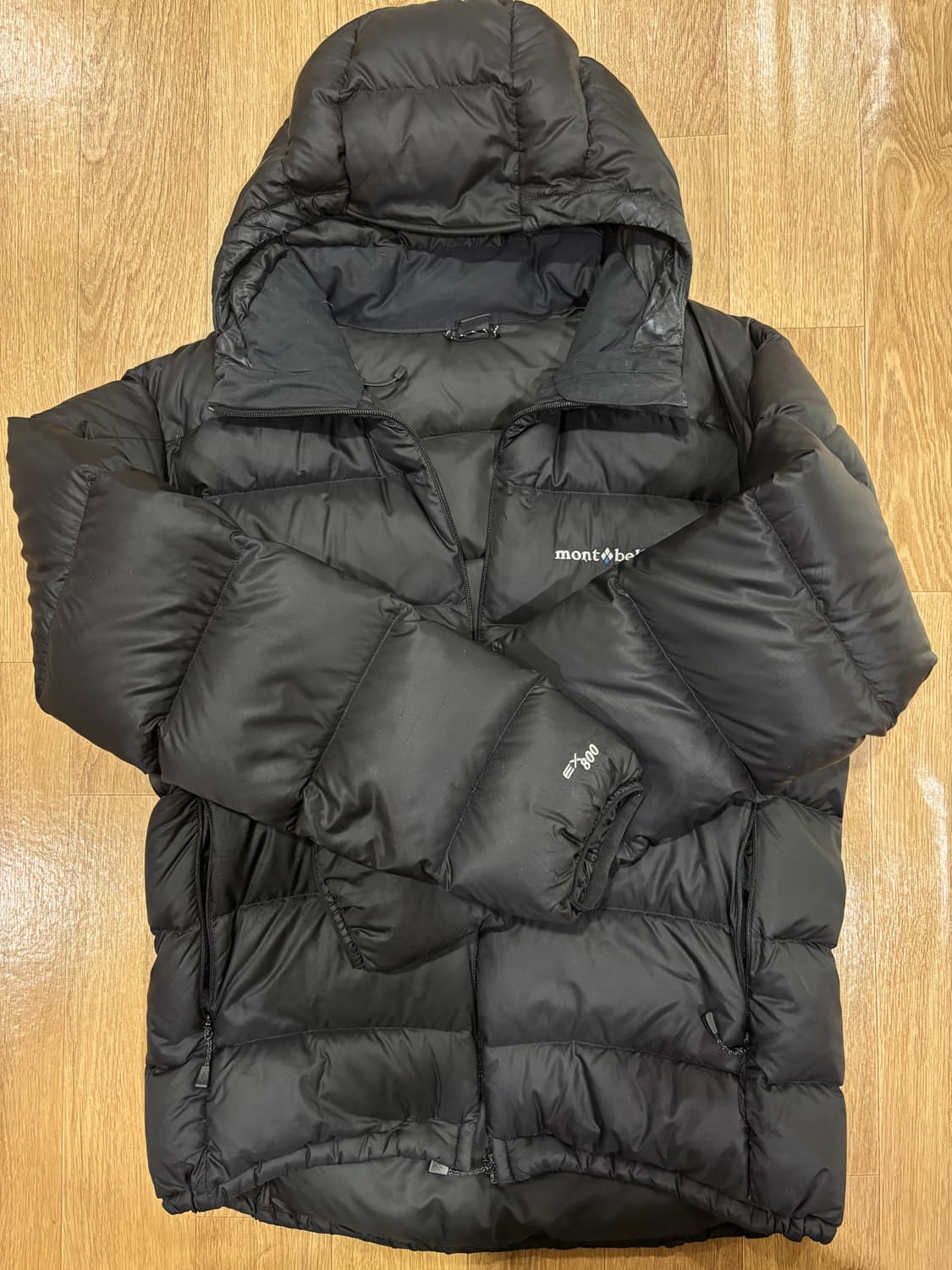 몽벨 라이트 알파인 디운 파카 블랙 상품이미지3