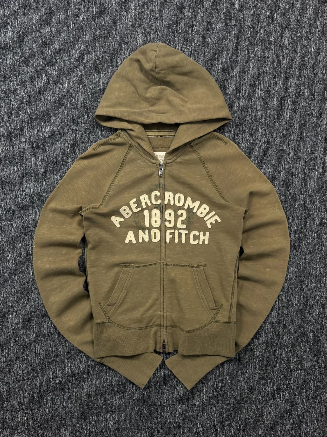아베크롬비 로고 후드집업 상품이미지3