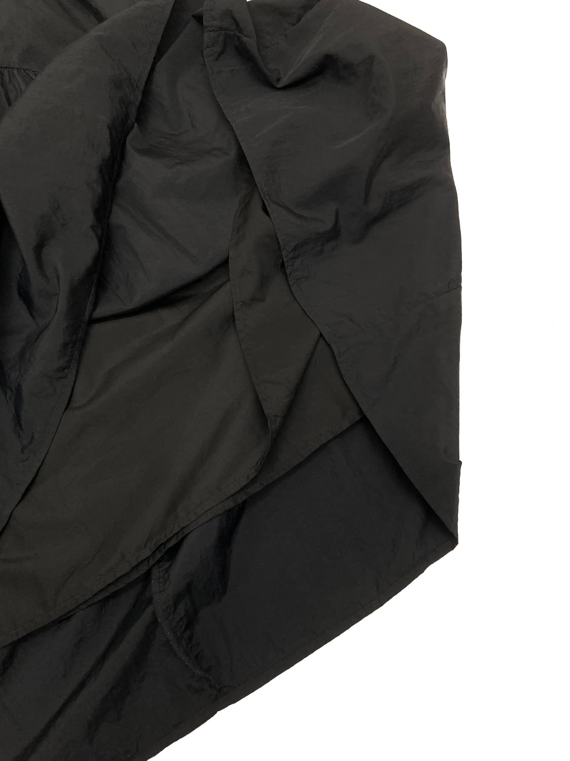 JPN MinimAL Black shirring skirt 상품이미지3