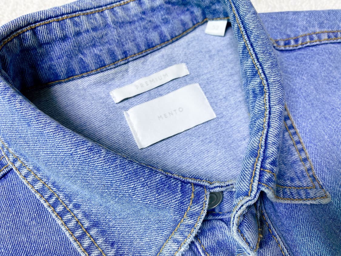 MENTO 멘토 PREMIUM 데님자켓 청자켓 (52) 상품이미지5