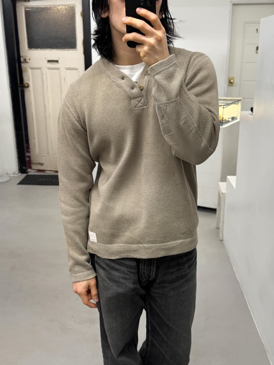 90년대 폴로 스포츠 헨리넥 니트 상품이미지7