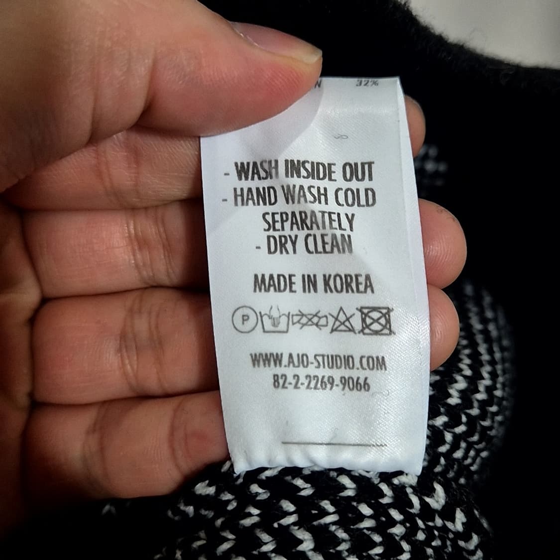 아조바이아조 PBA DBOF 후드 니트 상품이미지6