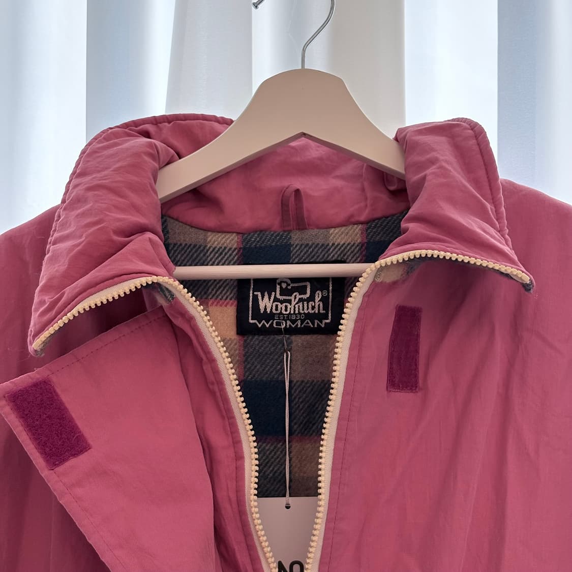 빈티지 울리치 워먼 웜핑크 투웨이 집업 자켓 상품이미지4