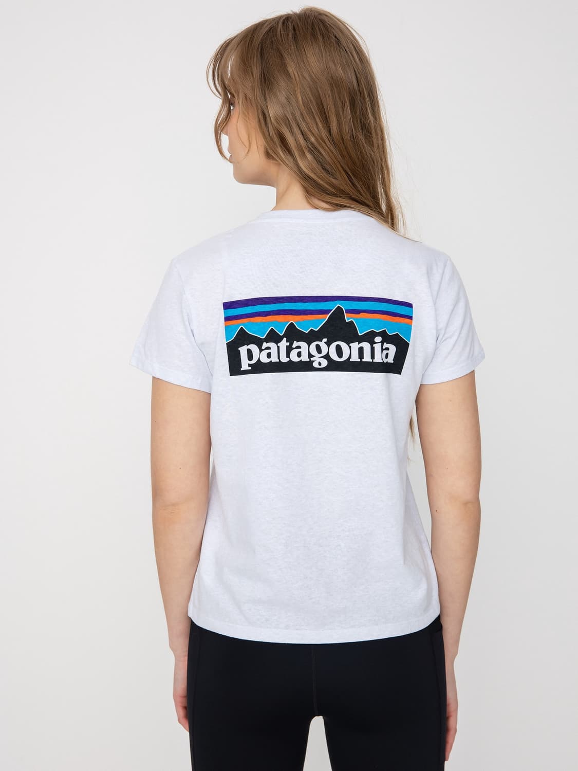 Patagonia 파타고니아 P 6 로고 오가닉코튼 여성 반팔 티셔츠 상품이미지1