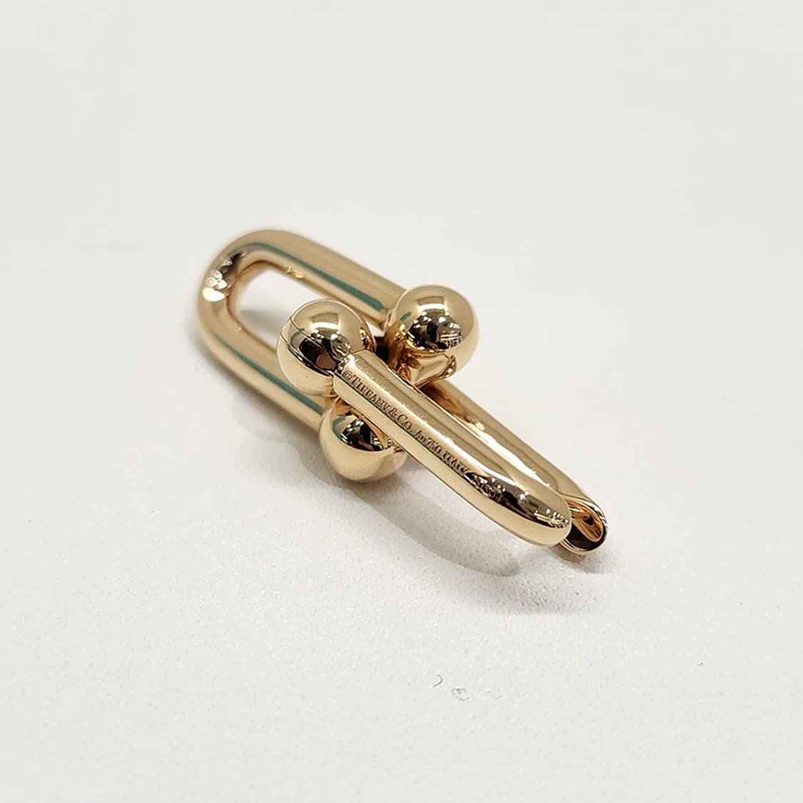 티파니 68533686 하드웨어 링크 이어링 라지 로즈골드 상품이미지6