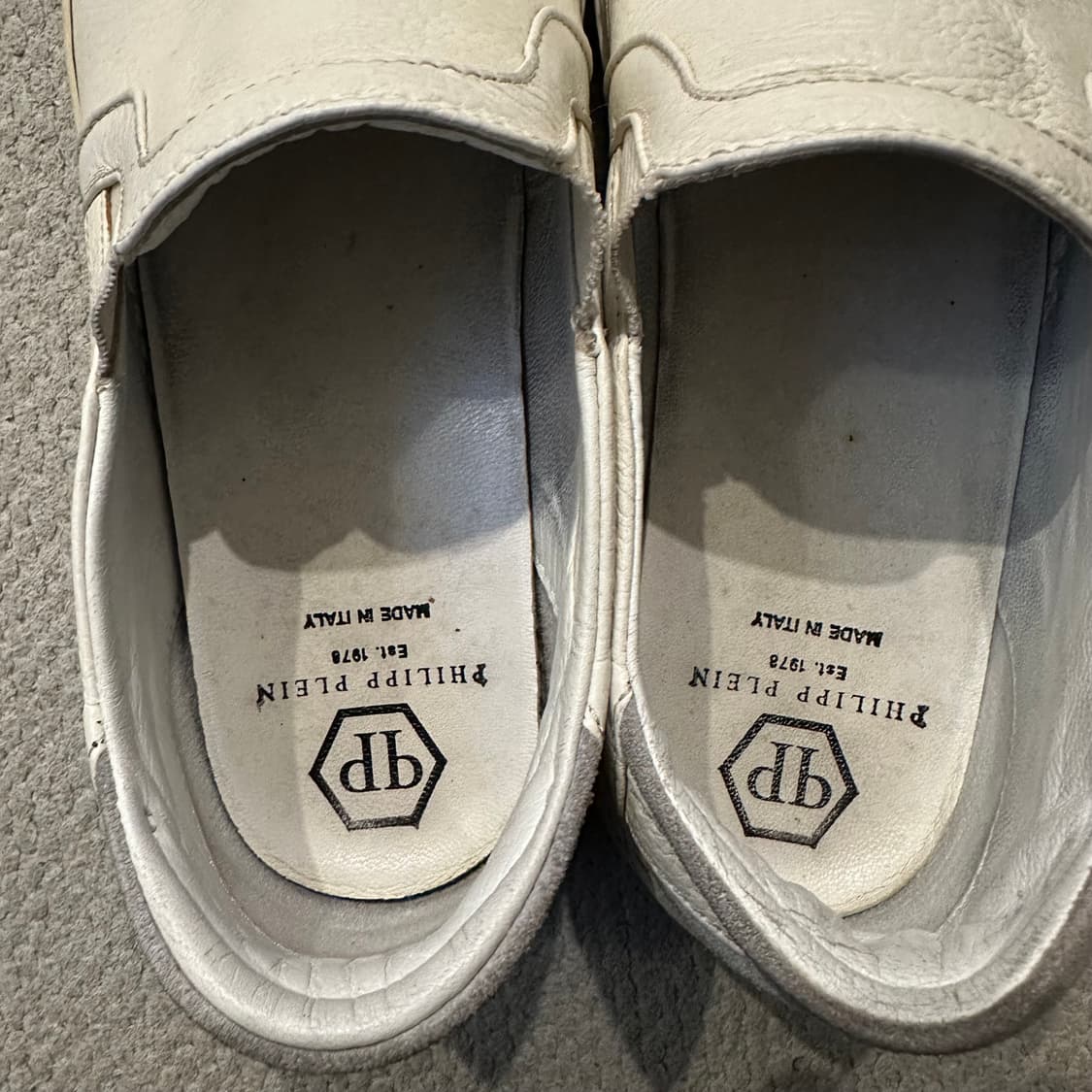 필립플레인(Philipp Plein) 레더 슬립온 스니커즈 상품이미지4