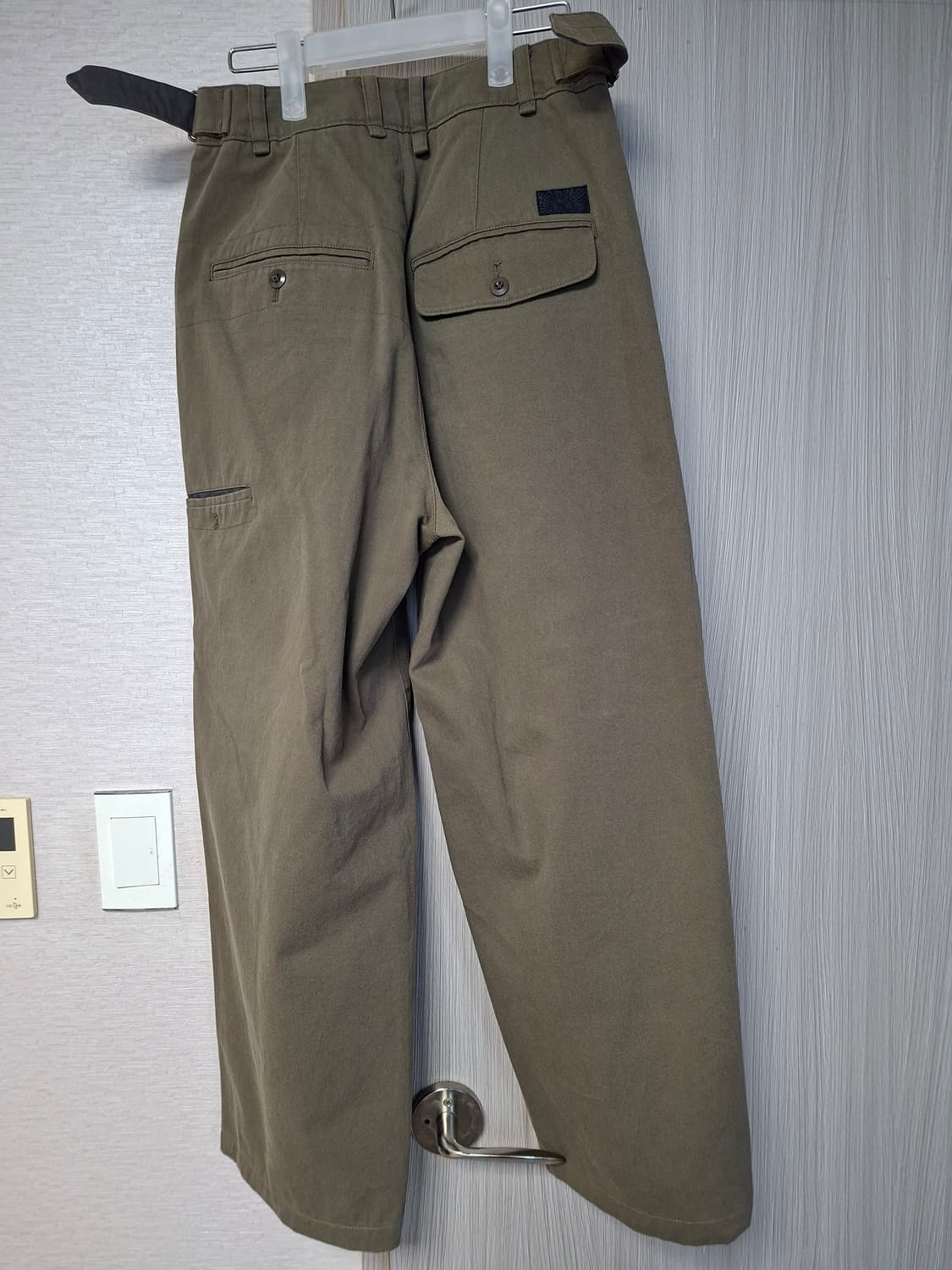 폴리테루 소팬츠 카키올리브 2사이즈 상품이미지2