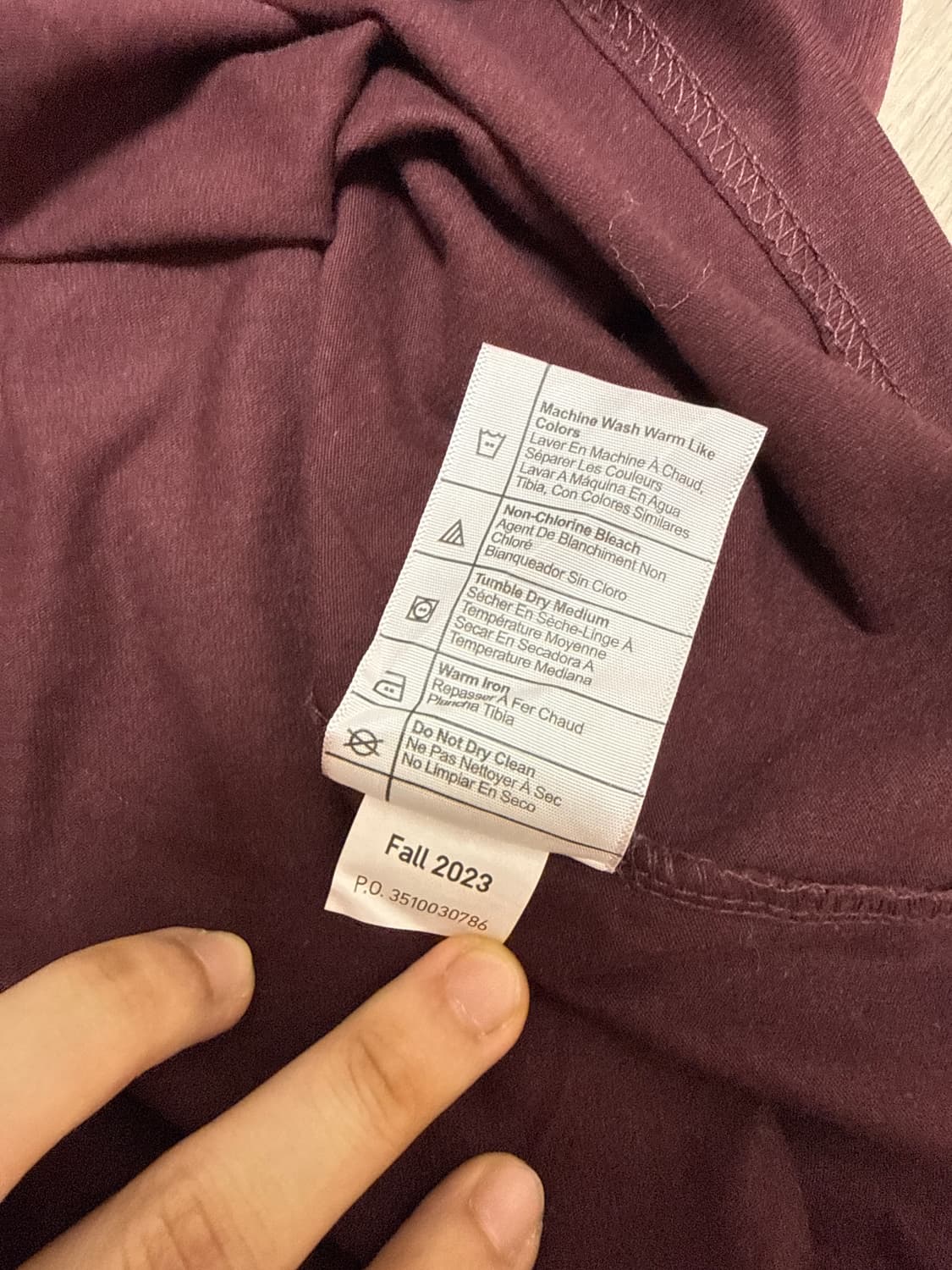 Carhartt T-shirt Burgundy 상품이미지7