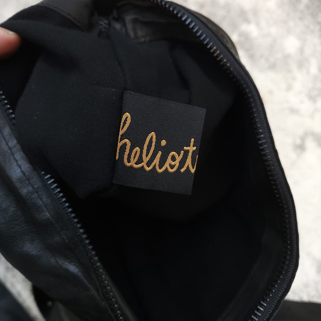 [OS] VTG heliotrope 다크 올리브 레더 남녀 코로스백 상품이미지8