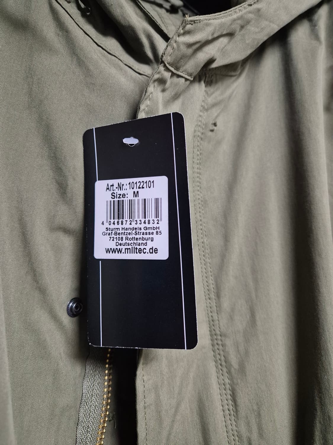 [ 택달린 새상품 ] 밀텍 m51 개파카 M사이즈 + 겨울용 후드 상품이미지2