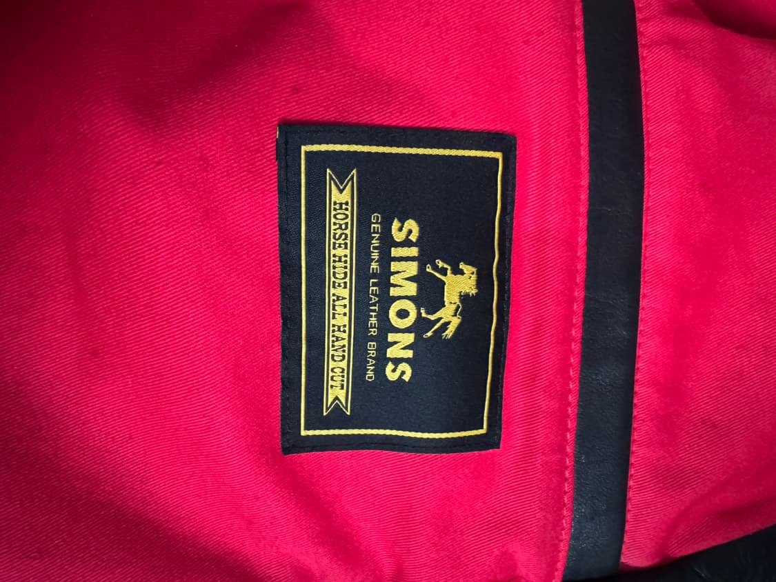 리얼시몬스 카페레이서 말가죽 자켓 L 사이즈 상품이미지3