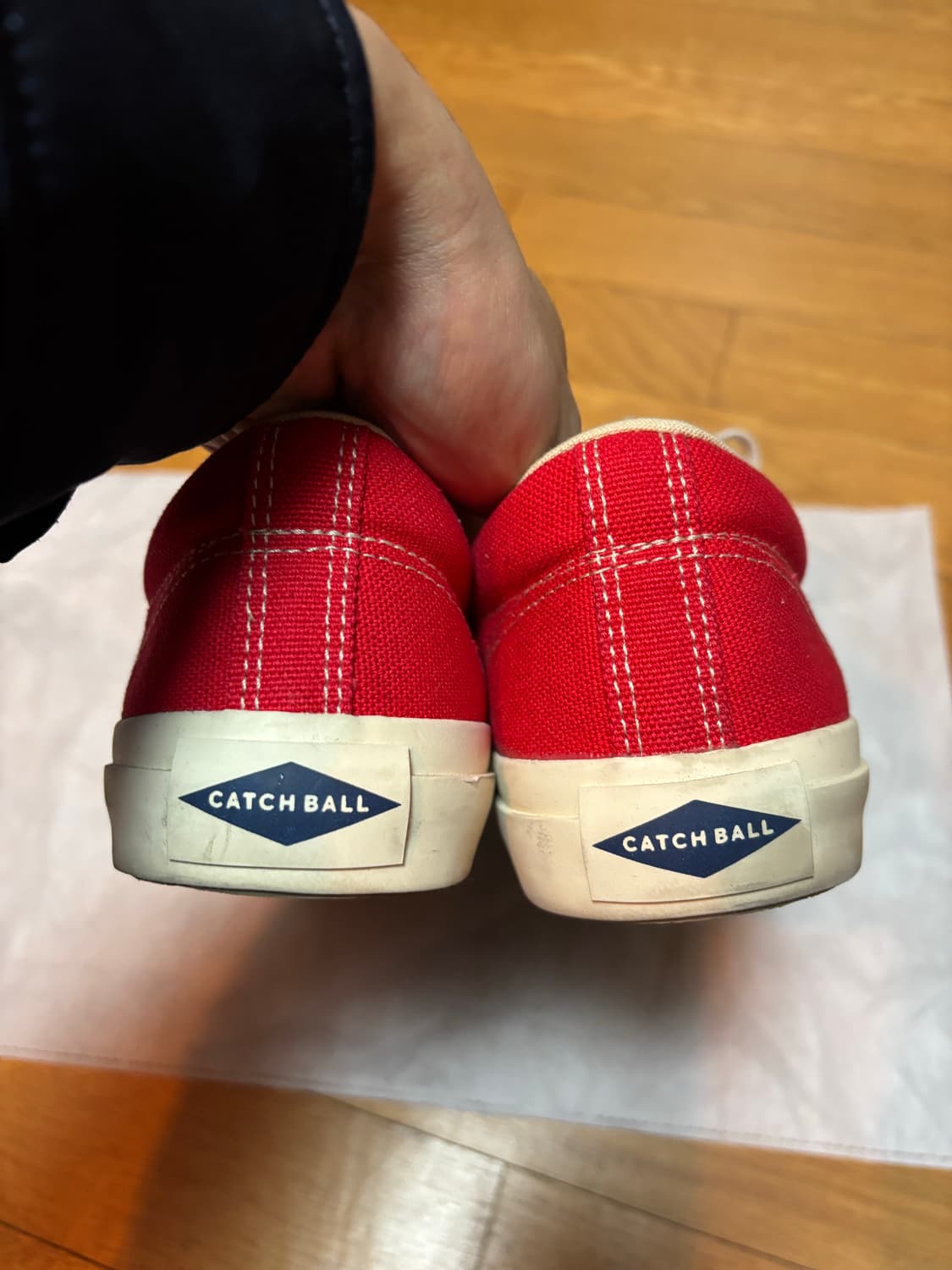 캐치볼 스니커스 레드 270 상품이미지4