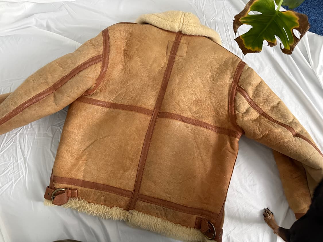 Schott B-3 무스탕 자켓 (Made in USA) 상품이미지5