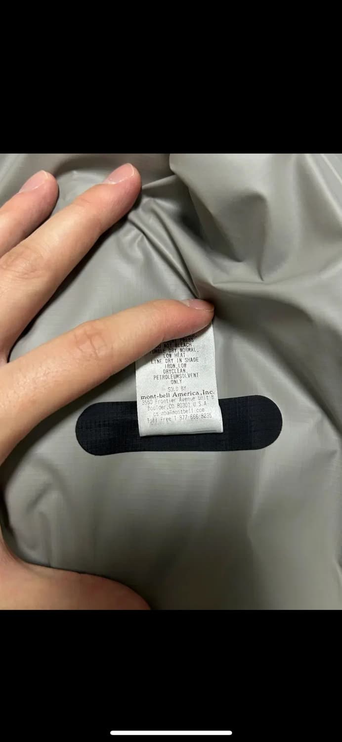 몽벨 블랙 고어텍스 자켓 XL *재팬라인 상품이미지8