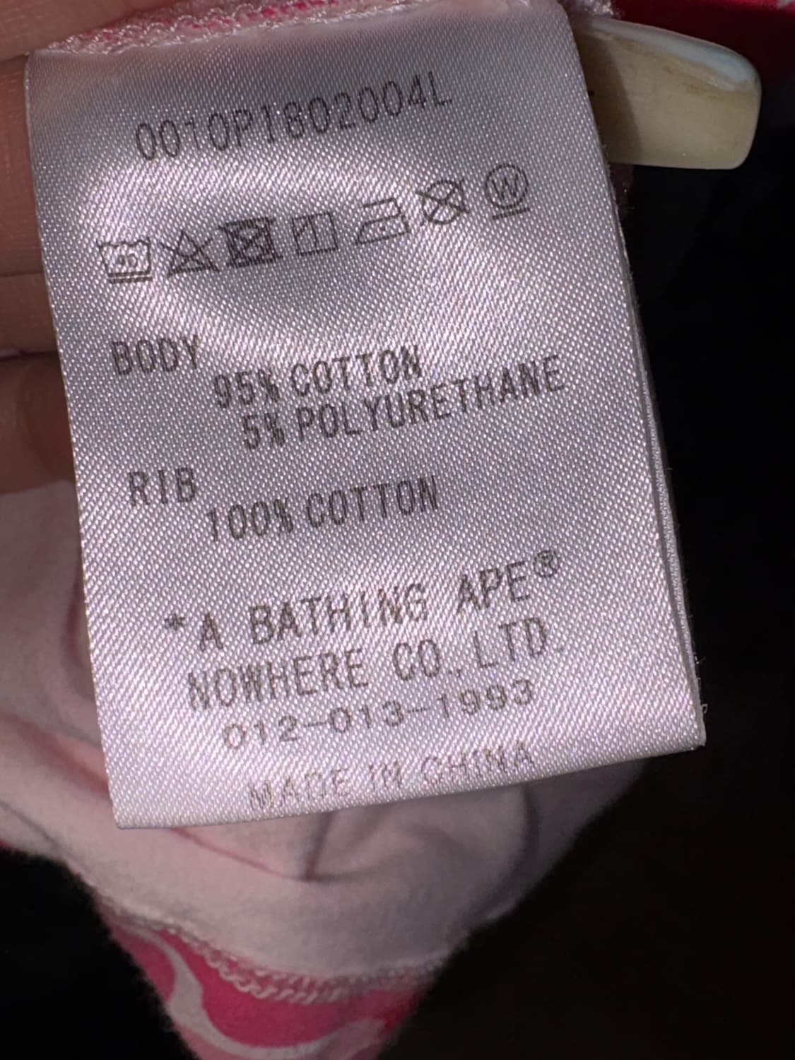 베이프 abc 카모 롱슬리브 원피스 상품이미지6