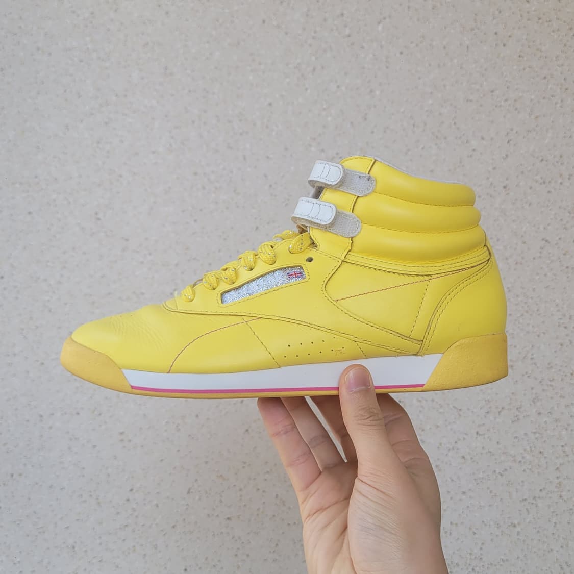 리복 프리스타일 하이 옐로우 240 상품이미지3