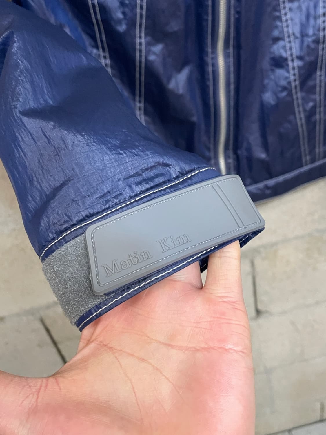 마뗑킴 스티치 디테일 트러커 자켓 상품이미지3