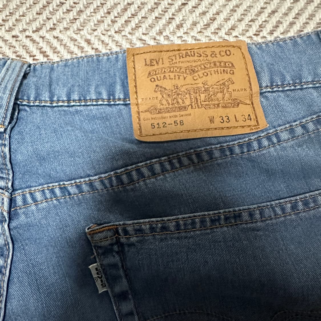 LEVI'S 512 japan made denim pants 상품이미지3