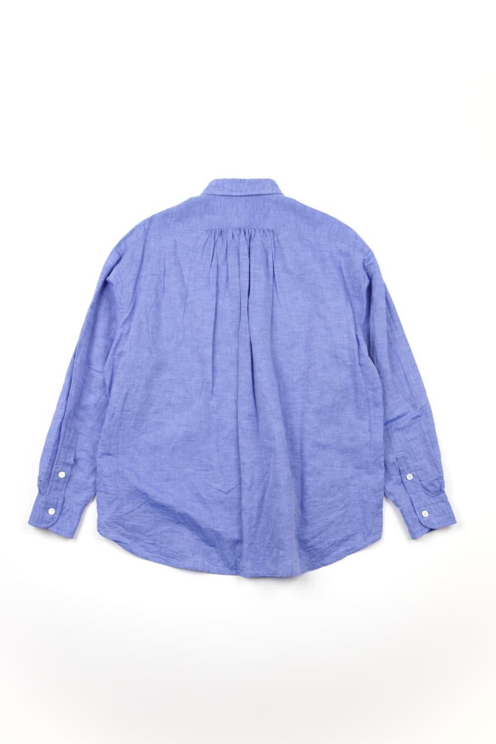 PORTER CLASSIC 롤업 C/L 셔츠 블루 상품이미지6