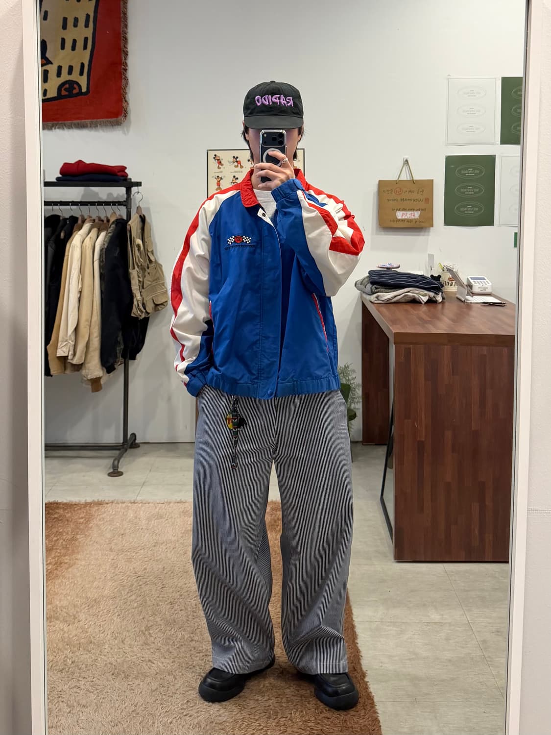 90s Vtg 빈티지 레이싱 자켓 상품이미지2
