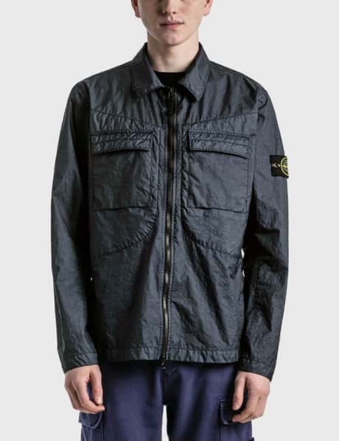 [xxl] 22ss 스톤아일랜드 멤브라나 3l tc 자켓 셔츠 상품이미지2