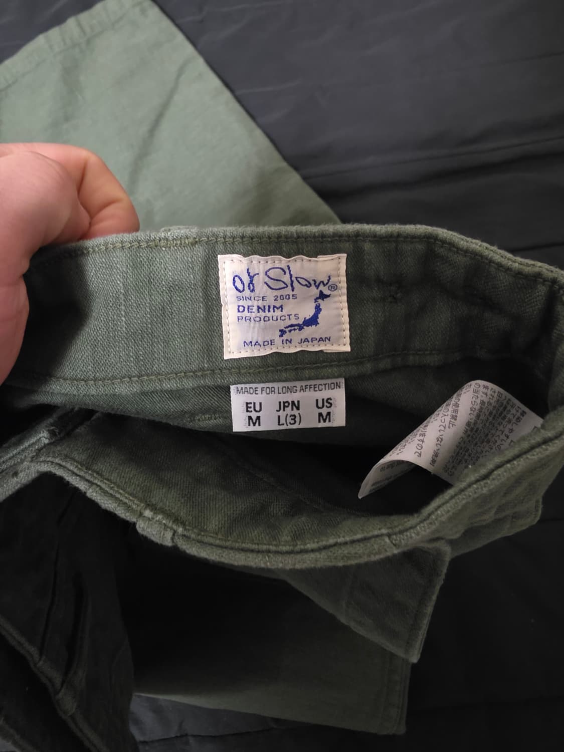 오어슬로우 퍼티그팬츠 레귤러핏 3사이즈 판매합니다 상품이미지3
