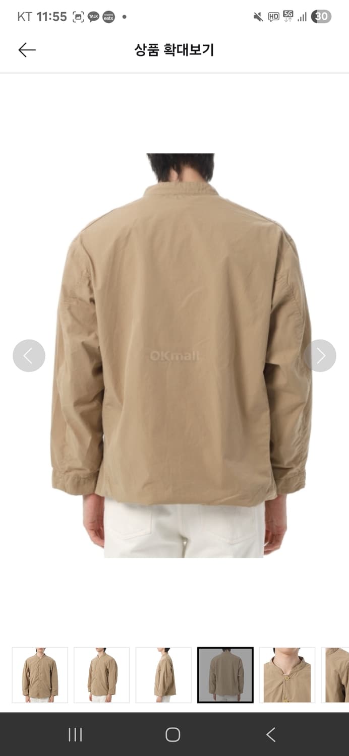 nanamica band collar jacket 상품이미지5