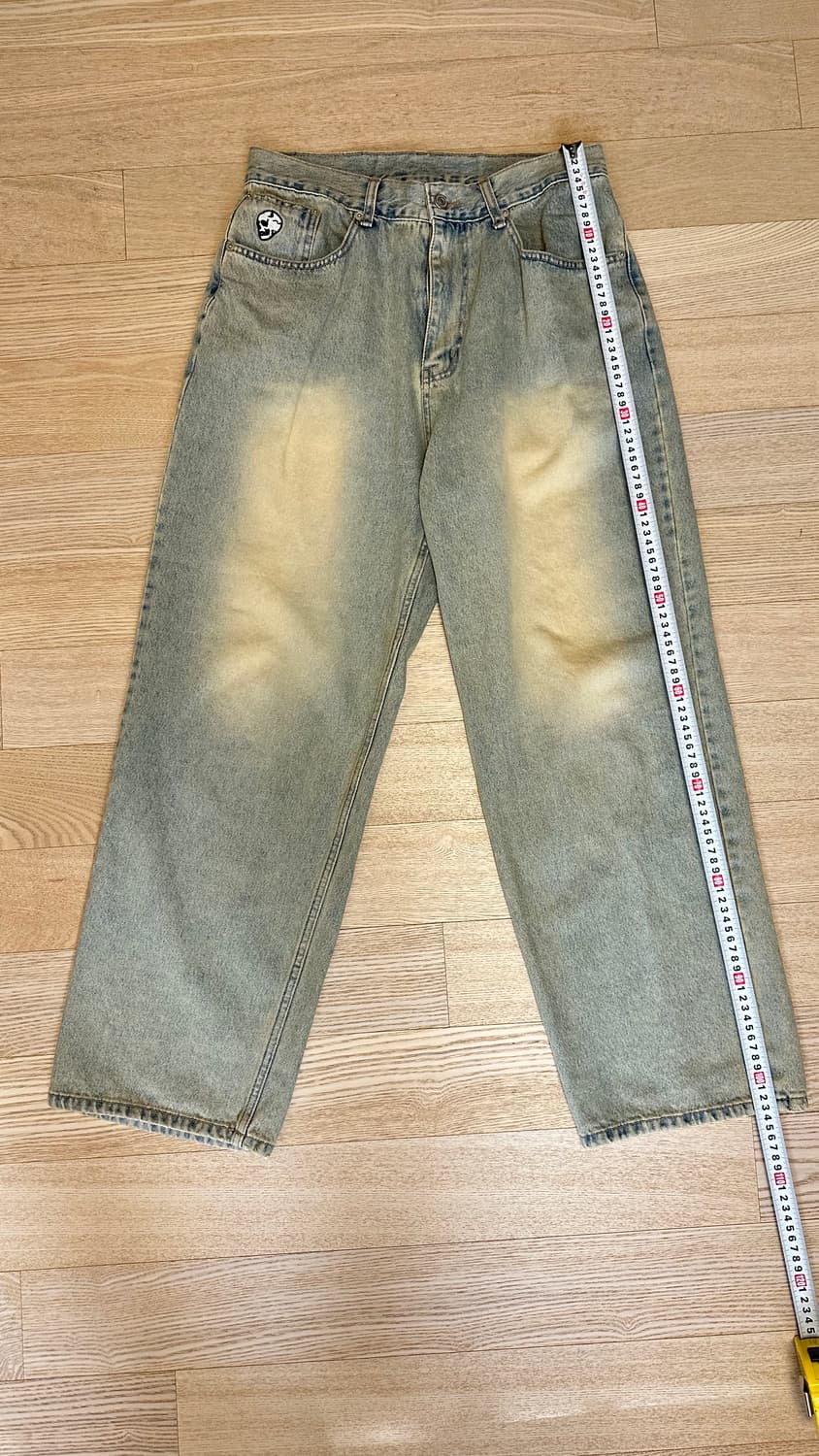 위캔더스 WKNDRS SKULL 워시드 팬츠 S 상품이미지7