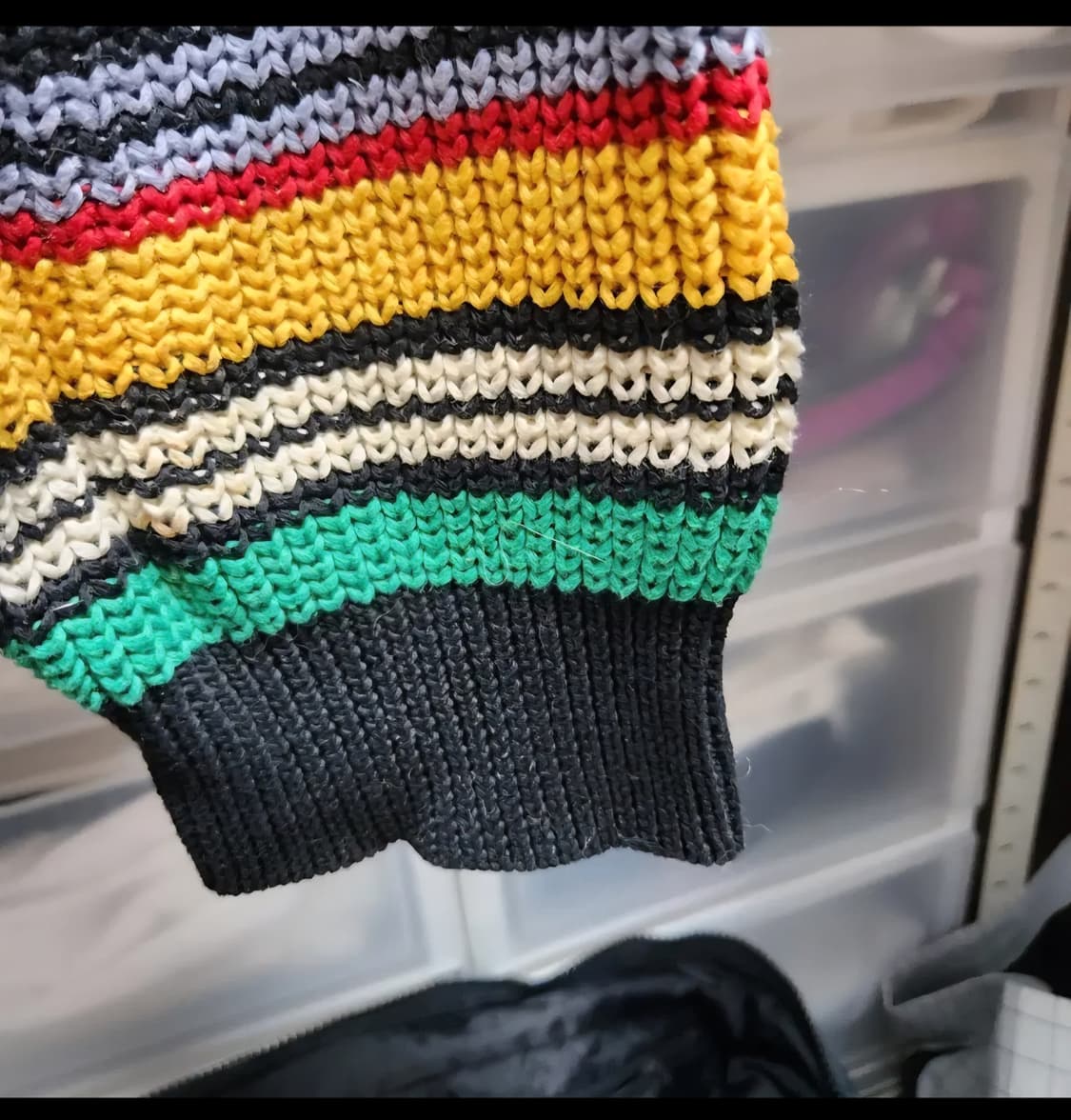 슈프림 스몰 박스 립 니트 멀티컬러 XL 상품이미지6