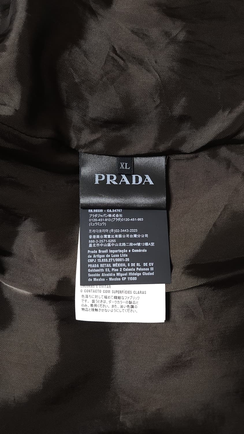[XL] 프라다 벨벳 블루종 자켓 브라운(SGB999) 상품이미지6