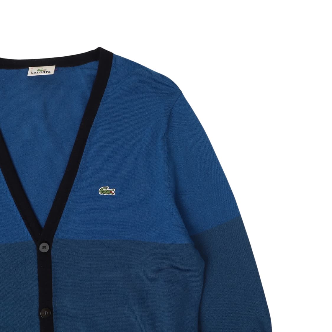 라코스테 울 블루 톤 가디건 상품이미지3