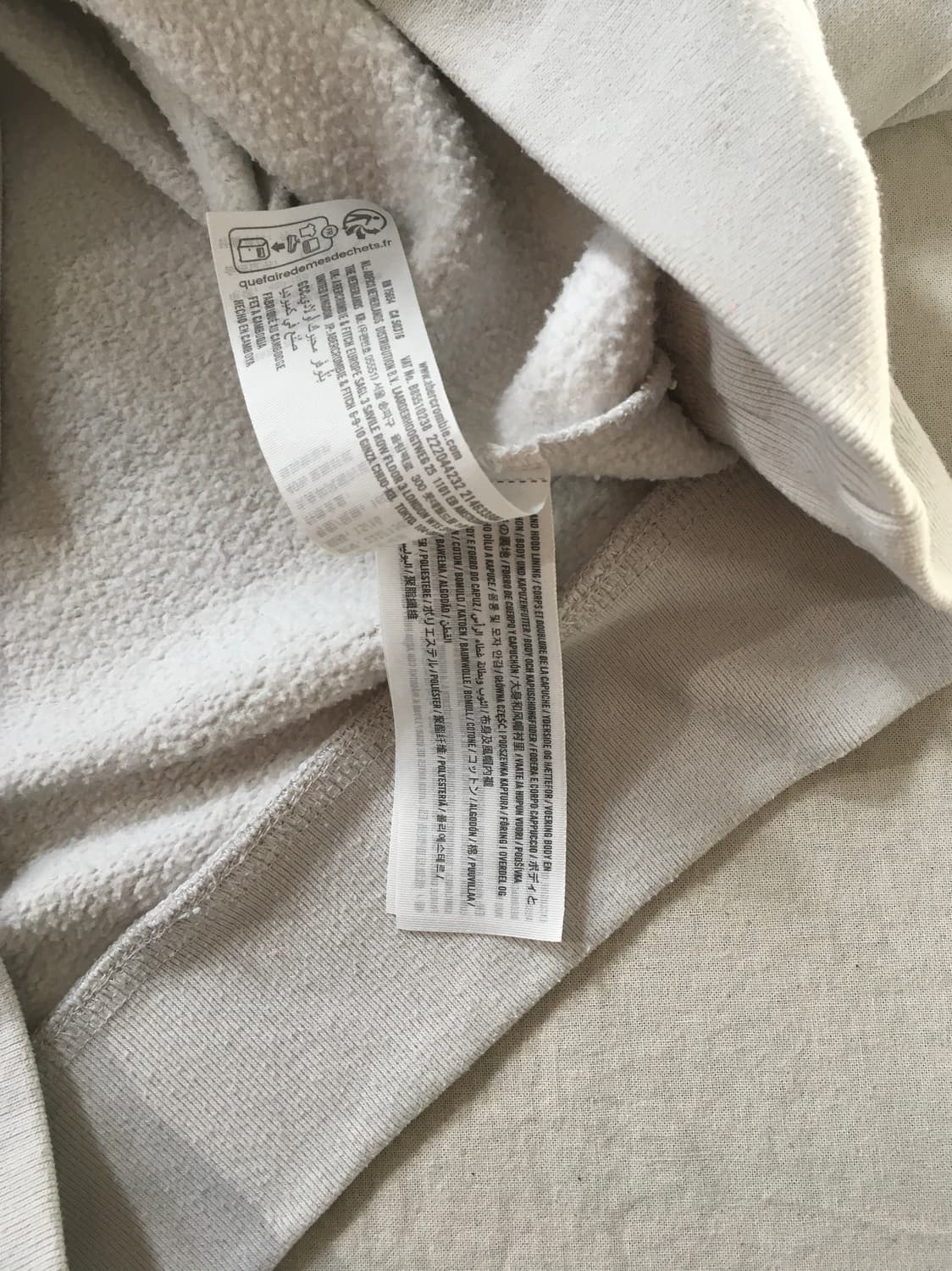 아베크롬비 로고 후드티 상품이미지6