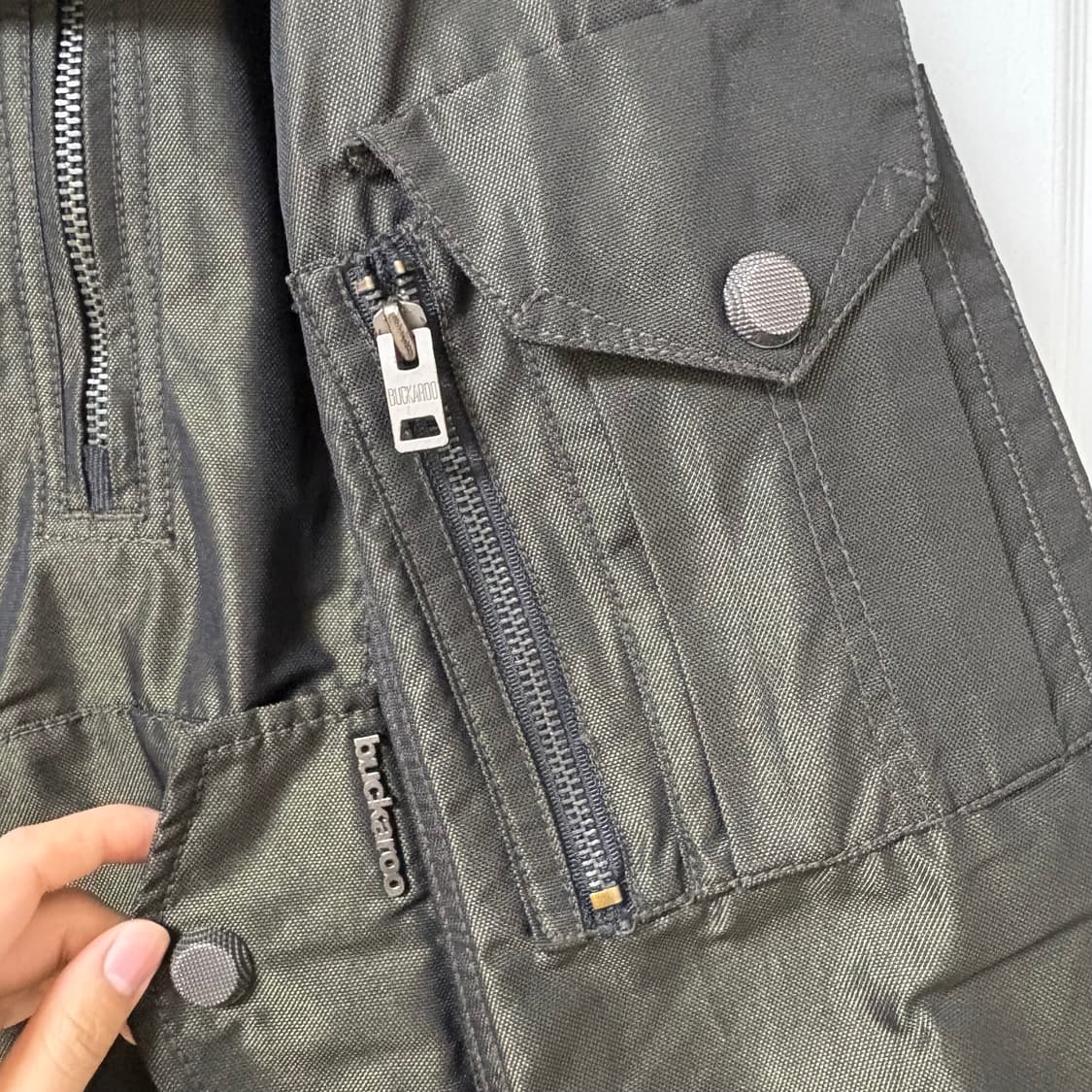 버카루 빈티지 자켓 (카키 L) 상품이미지7