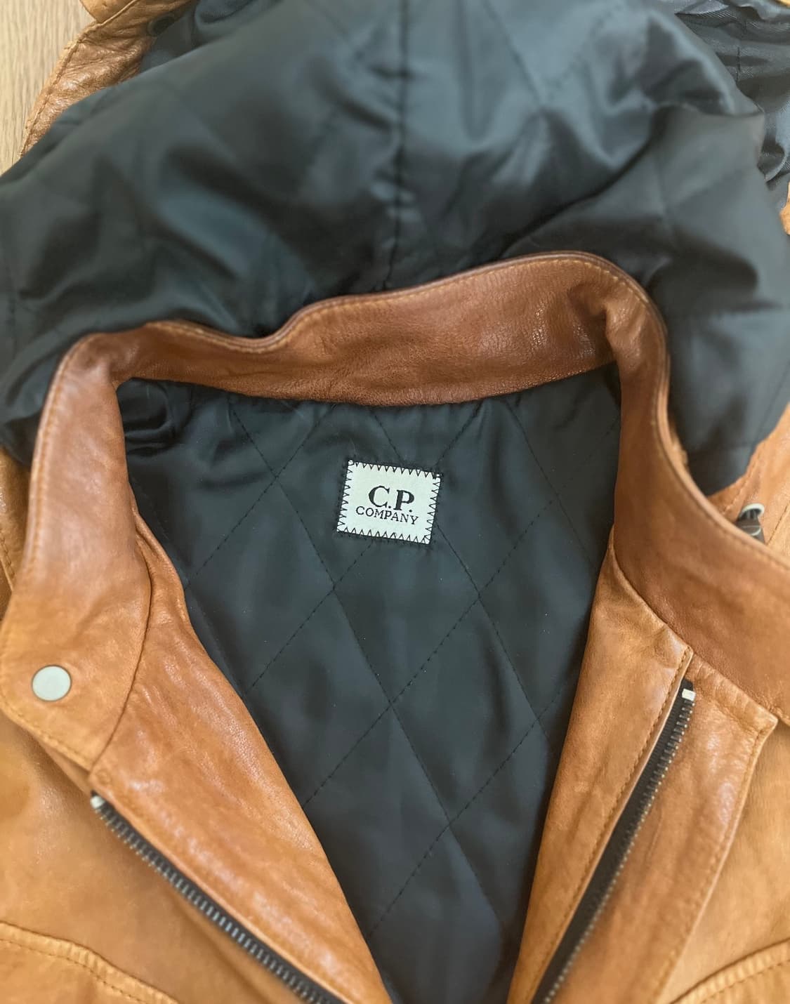 C.P. company 가죽 고글 자켓 상품이미지3